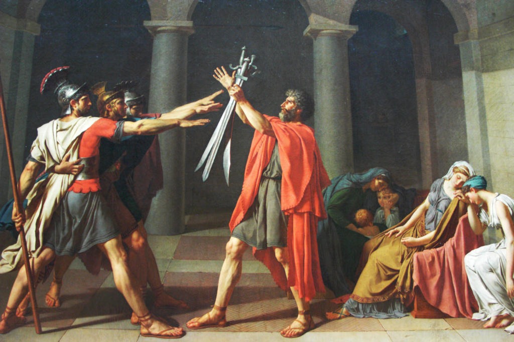 David's Oath of the Horatii